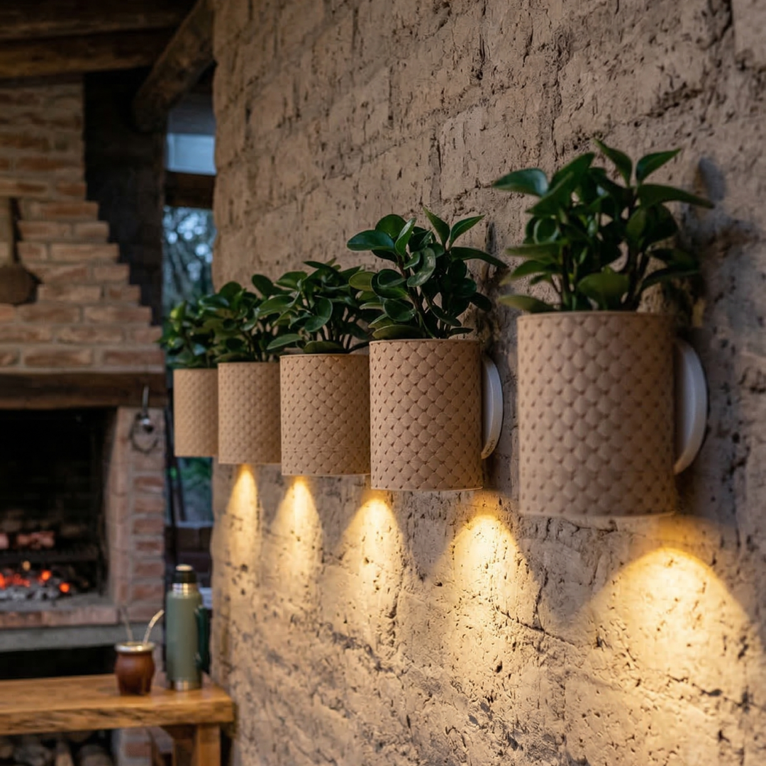 Kit Jardin Vertical c/ Luz LED