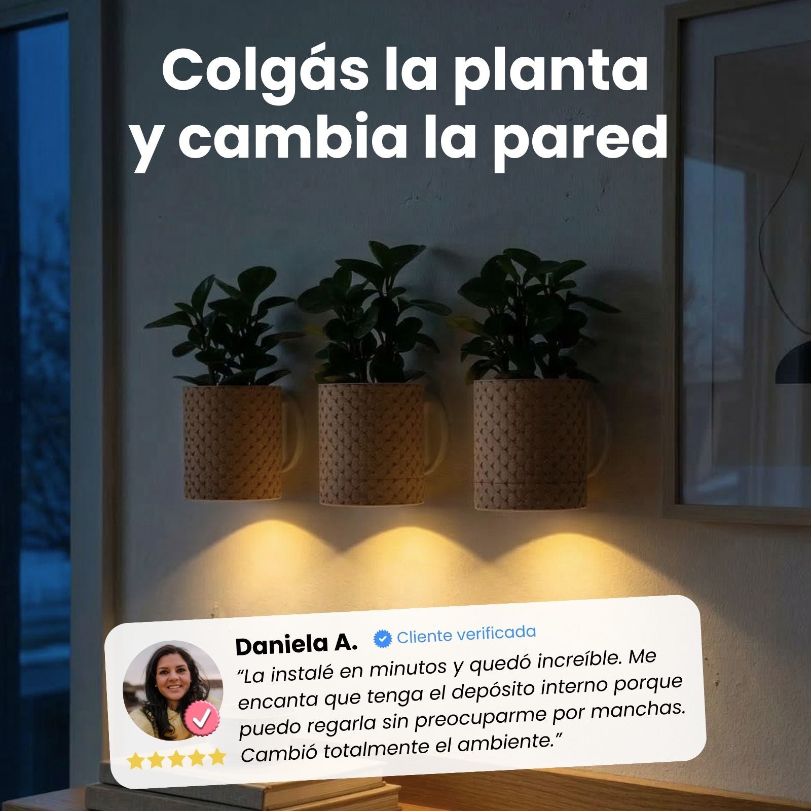Kit Jardin Vertical c/ Luz LED