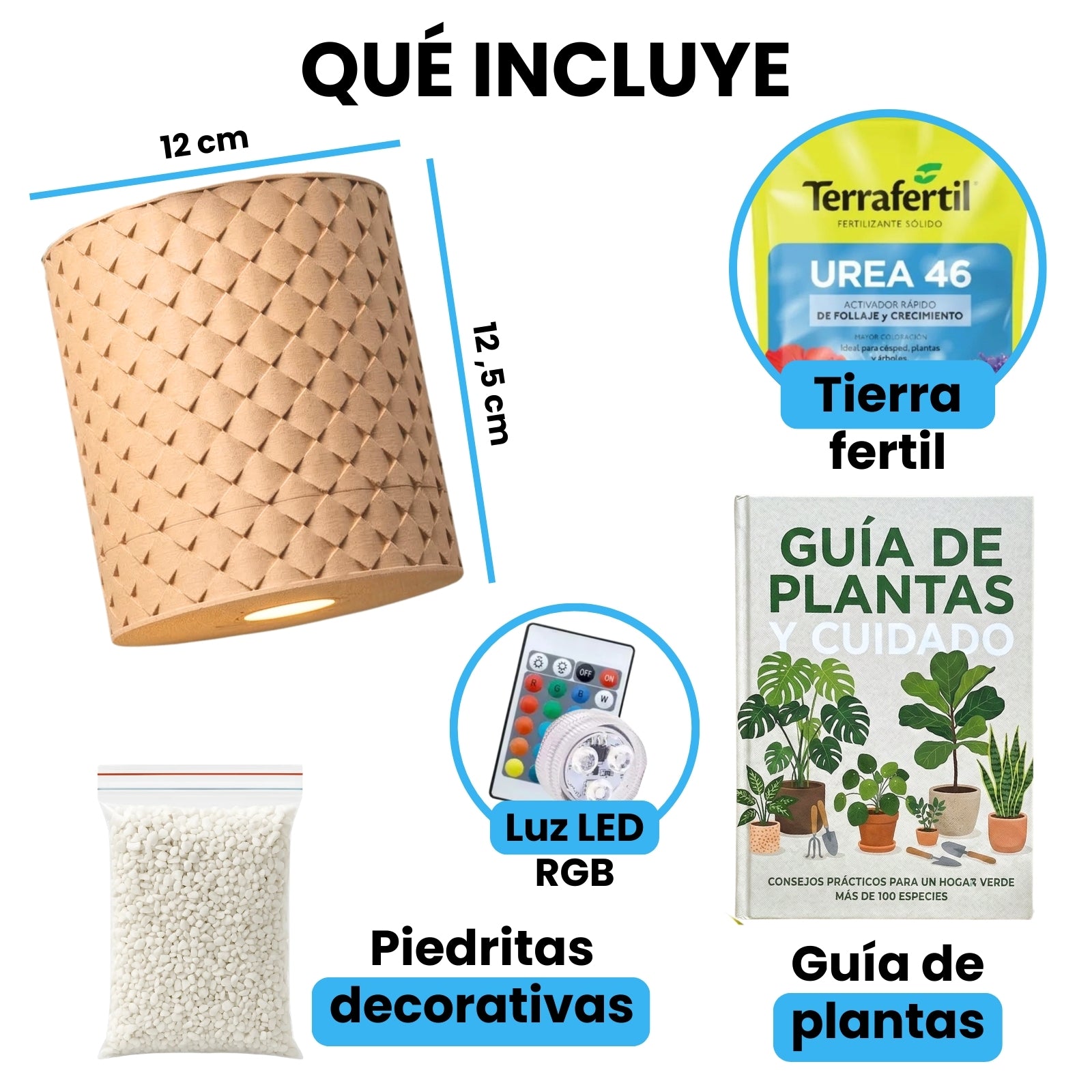 Kit Jardin Vertical c/ Luz LED